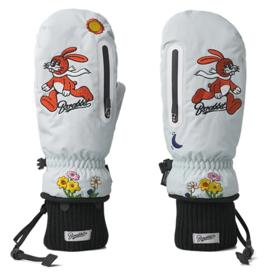 人気ブランド新作豊富 GLOVE POCKET ZIPPER RABBIT SUNDAY BSRABBIT SKY TOGETH1R | スキー・スノーボードアクセサリー
