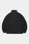 FLEECE HALF ZIP BLACK