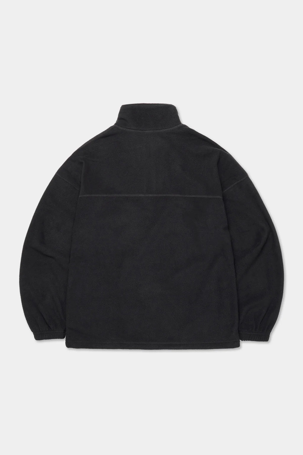 FLEECE HALF ZIP BLACK
