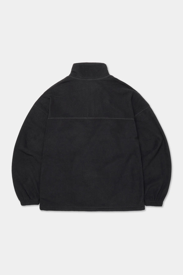FLEECE HALF ZIP BLACK