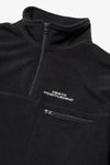 FLEECE HALF ZIP BLACK