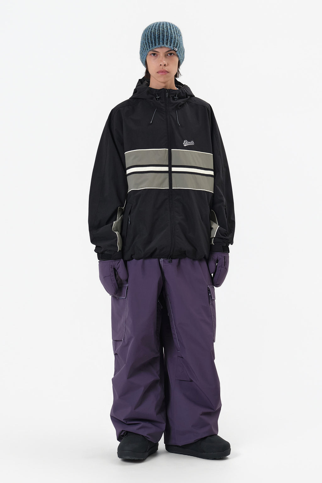 LINE WIND JACKET BLACK