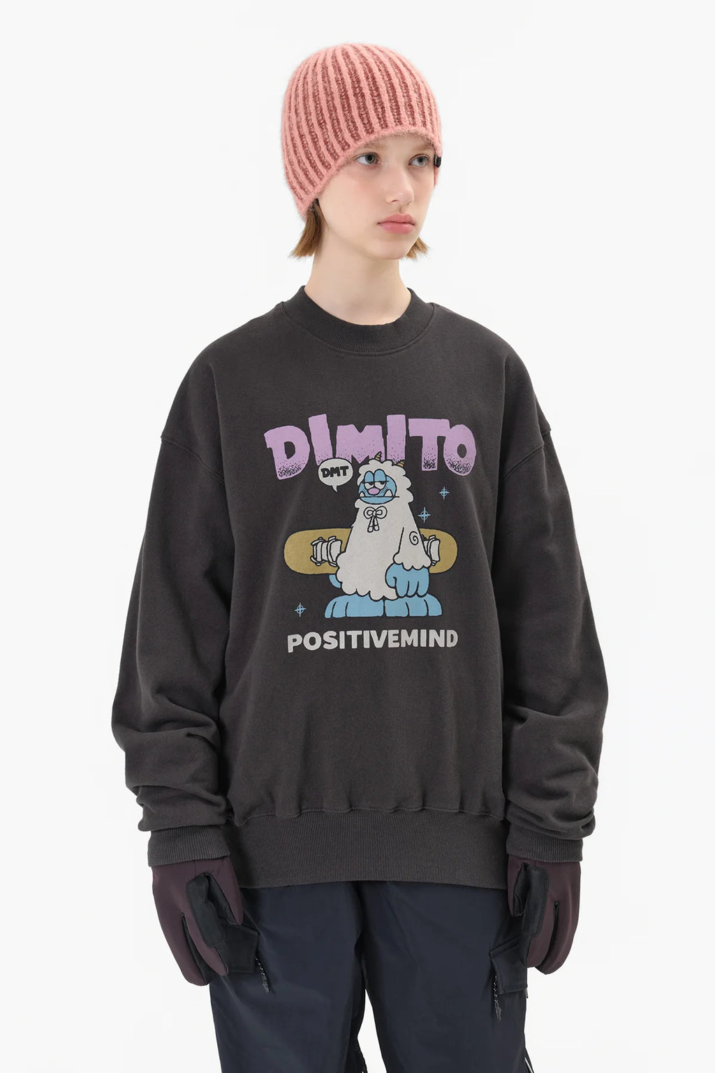 TURRI SWEATSHIRT CHARCOAL