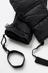 EASY OPEN DOWN MITTEN BLACK
