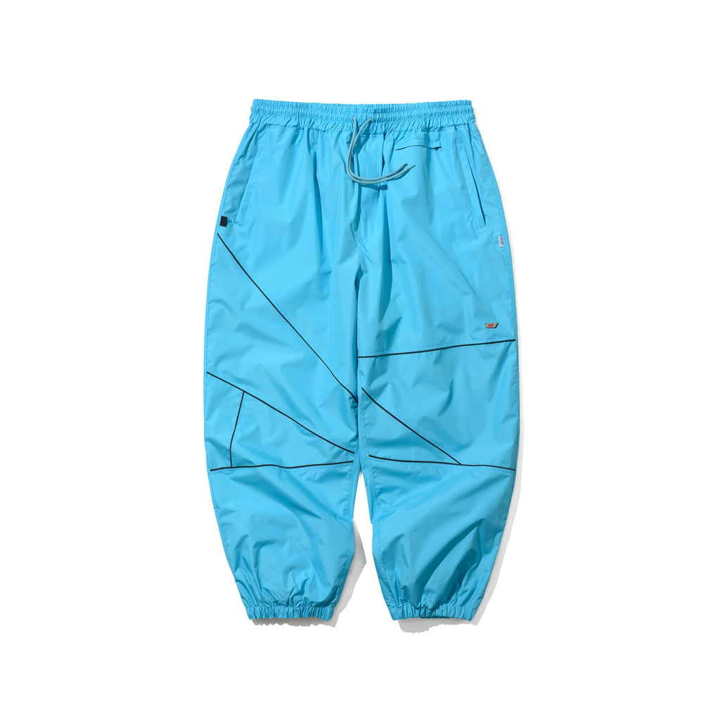 BSRABBIT SPIDERWEB SUPER WIDE JOGGER PANTS MINT