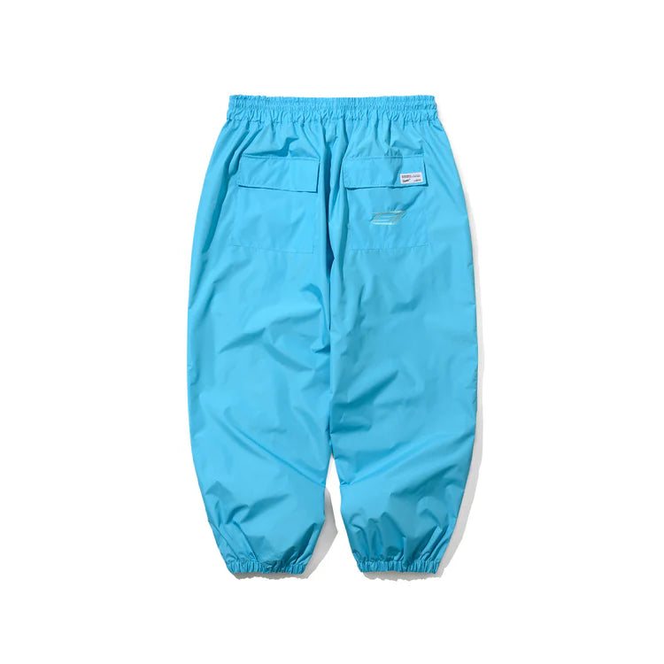 BSRABBIT SPIDERWEB SUPER WIDE JOGGER PANTS MINT