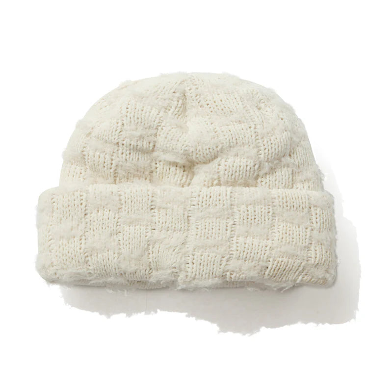 DOUBLE YARN BEANIE CREAM