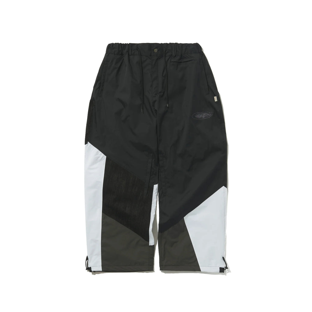 BSRABBIT UNUSUAL SUPER WIDE VENTILATION PANTS BLACK