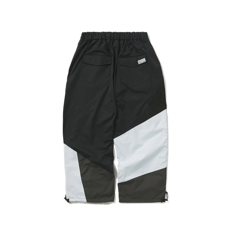 BSRABBIT UNUSUAL SUPER WIDE VENTILATION PANTS BLACK