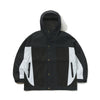 BSRABBIT UNUSUAL HOODED JACKET BLACK