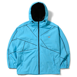 BSRABBIT SPIDERWEB HOODED JACKET MINT