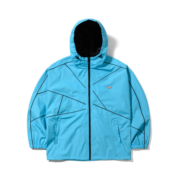 BSRABBIT SPIDERWEB HOODED JACKET MINT