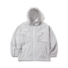 BSRABBIT SPIDERWEB HOODED JACKET SILVER GRAY