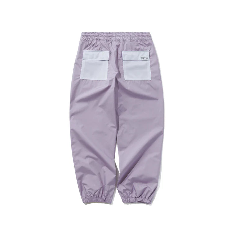 BSRABBIT WORK 3L SUPER WIDE JOGGER PANTS PURPLE