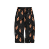 BSRABBIT 3D BEARRABBIT WIDE TRACK PANTS BLACK