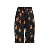 BSRABBIT 3D BEARRABBIT WIDE TRACK PANTS BLACK