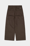 WORKS LINE PANTS (WIDE FIT LV.1) DARK BROWN