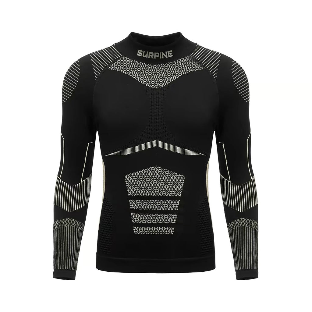 SURPINE BASE LAYER PRO SET MAN BLACK/GOLD