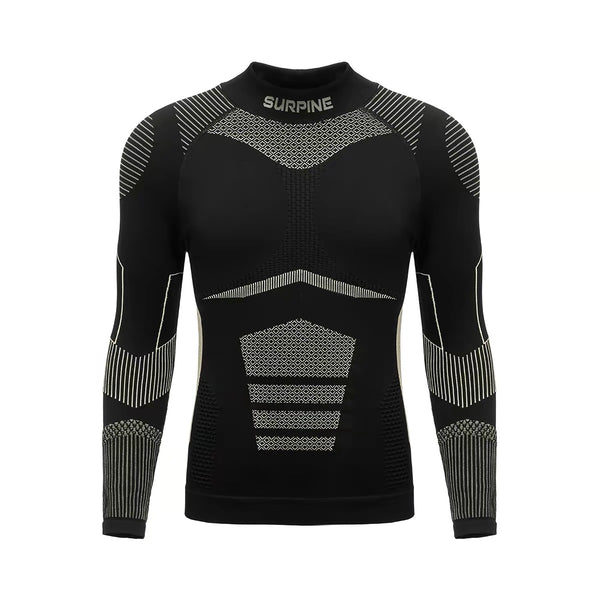 SURPINE BASE LAYER PRO SET MAN BLACK/GOLD