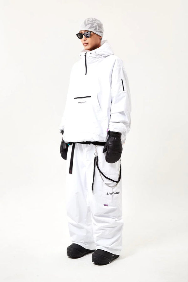 SPECIALGUEST V2 OVERWIDE CARGO SNOWBOARD PANTS – BAGGY FIT FC  WHITE