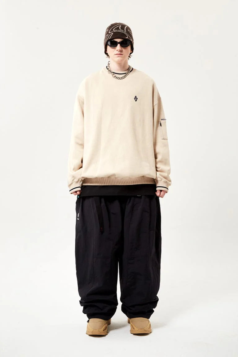 EASY LINEWORK CREWNECK BISCOTTI