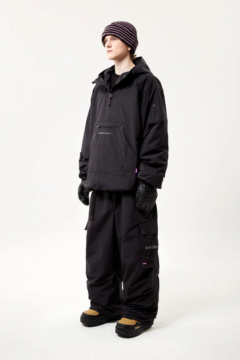 V2 OVERWIDE CARGO PANTS FC BLACK