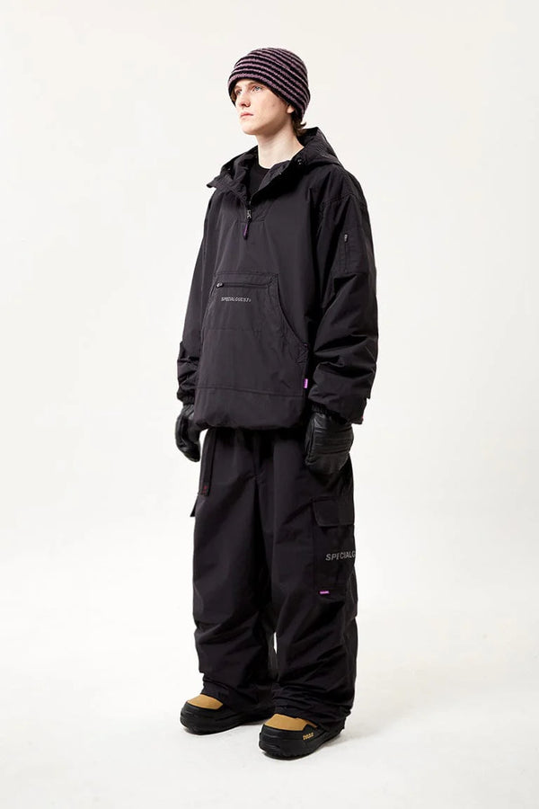 SPECIALGUEST V2 OVERWIDE CARGO SNOWBOARD PANTS – BAGGY FIT FC BLACK