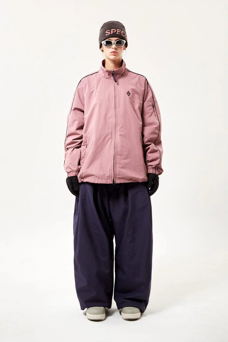 V2 SIDELINE TRACK JACKET OLD ROSE