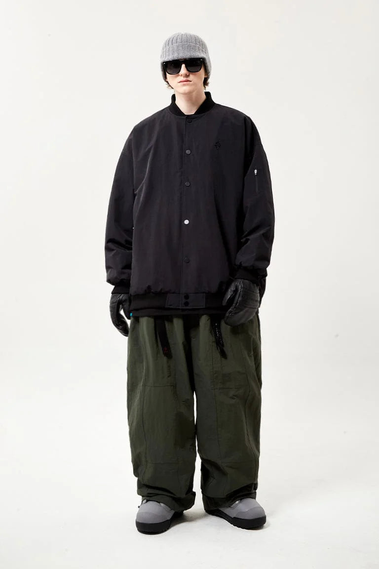 V2 WIDE VARSITY JACKET BLACK