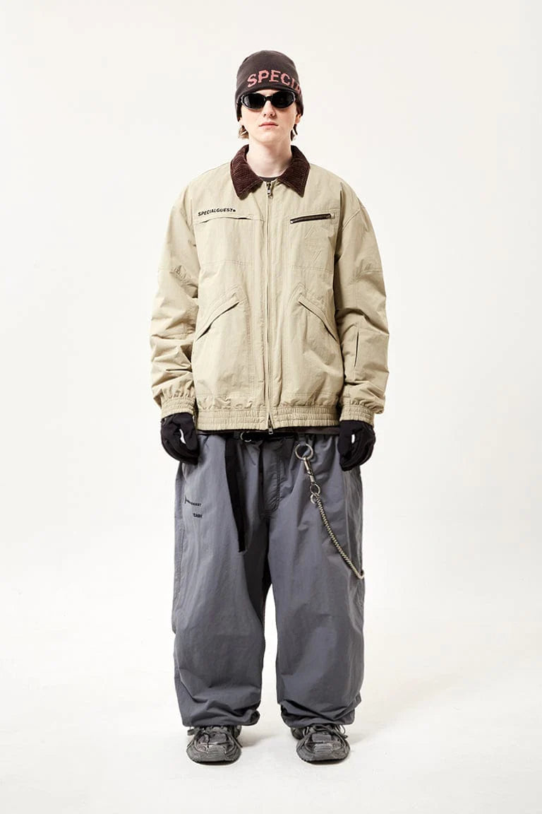 EASY MARKSTITCH WORK JACKET PALE KHAKI