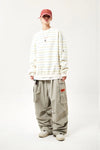 V2 MOD SUPERWIDE CARGO PANTS KHAKI BEIGE