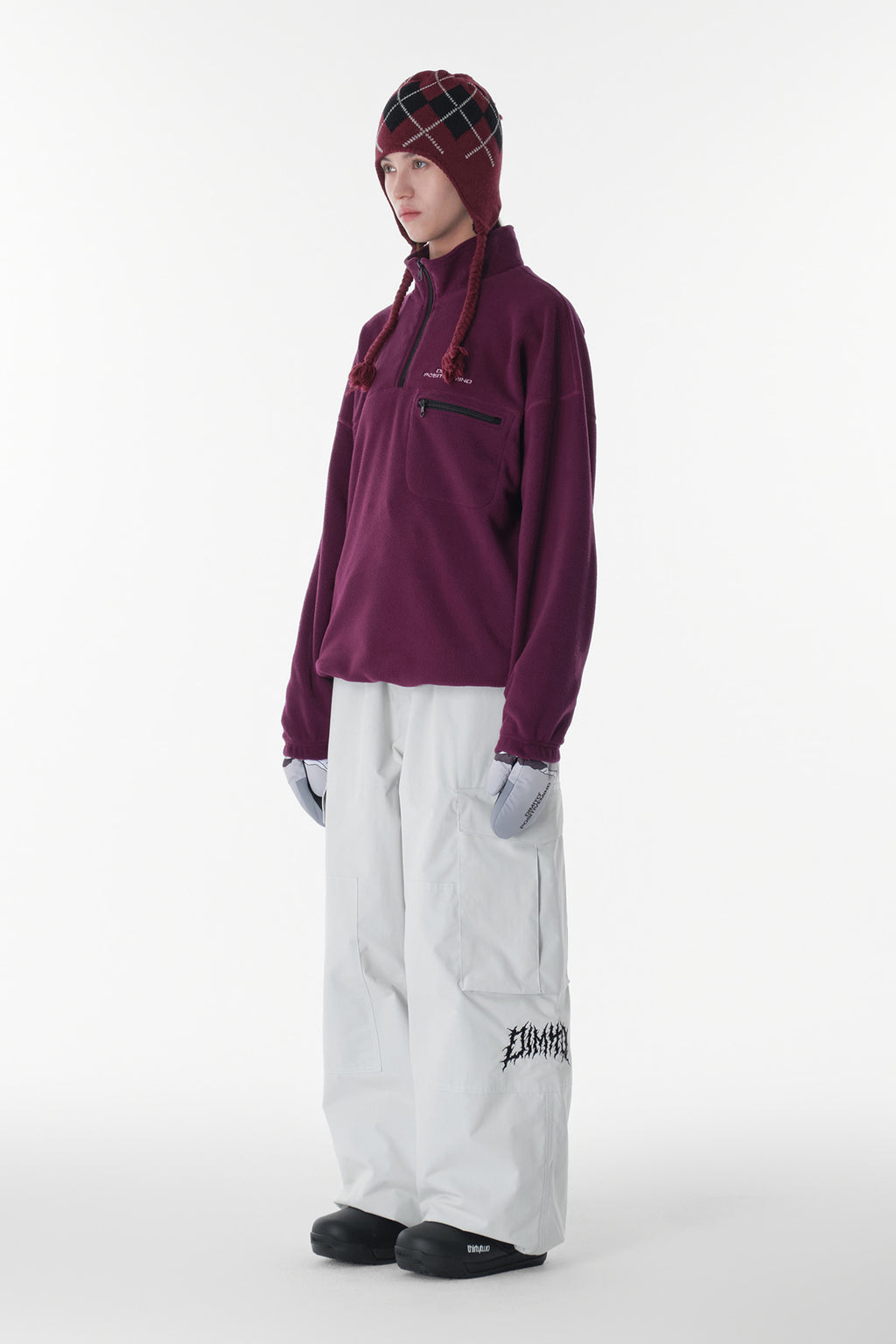 VOLT CARGO BIG PANTS (WIDE FIT LV.1) WHITE