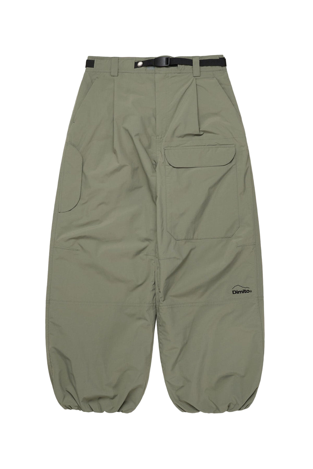 DECK WIDE BANDED PANTS (WIDE FIT LV.2) SLATE SAGE