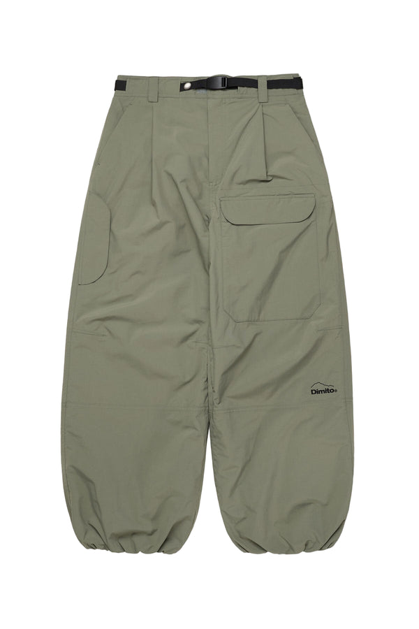 DECK WIDE BANDED PANTS (WIDE FIT LV.2) SLATE SAGE