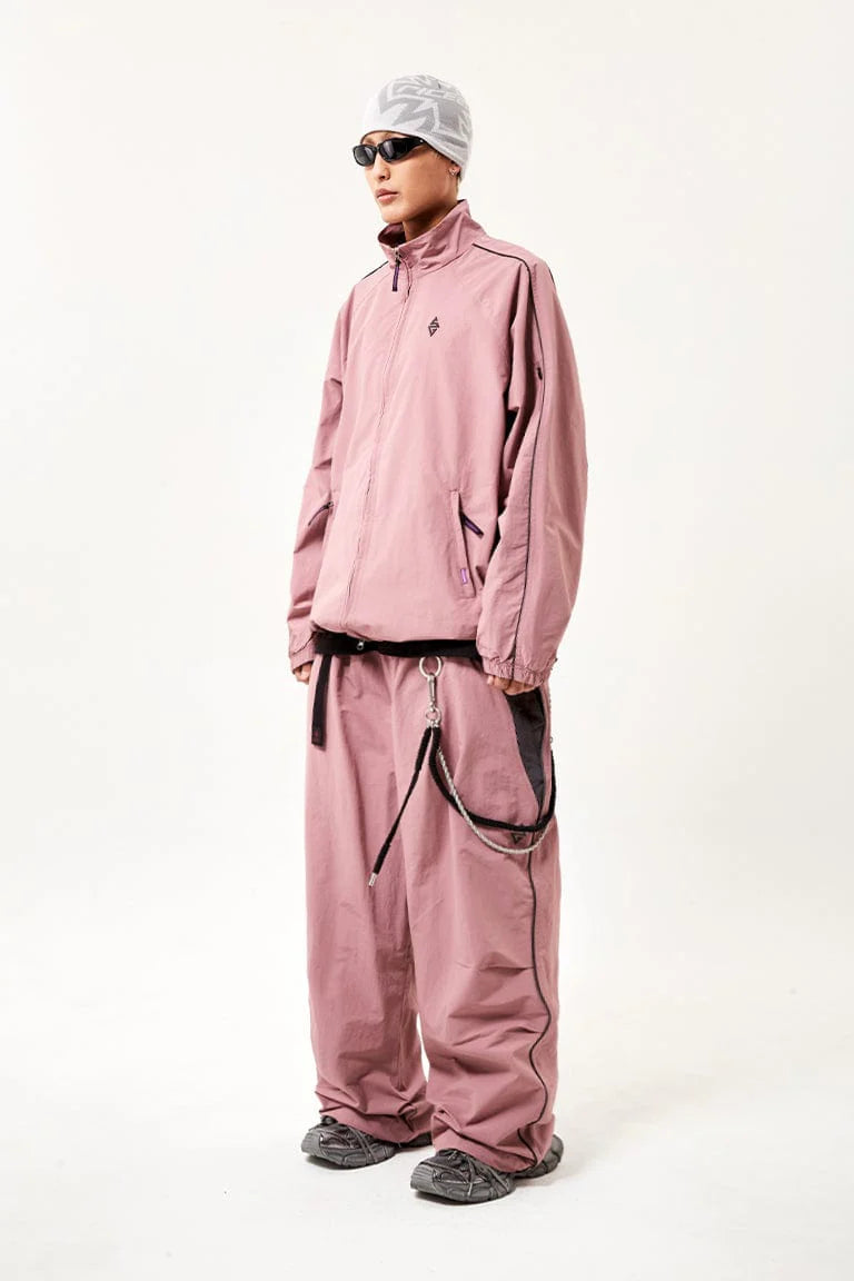 V2 SIDELINE SUPERWIDE PANTS OLD ROSE