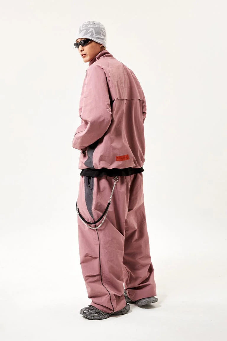 V2 SIDELINE TRACK JACKET OLD ROSE