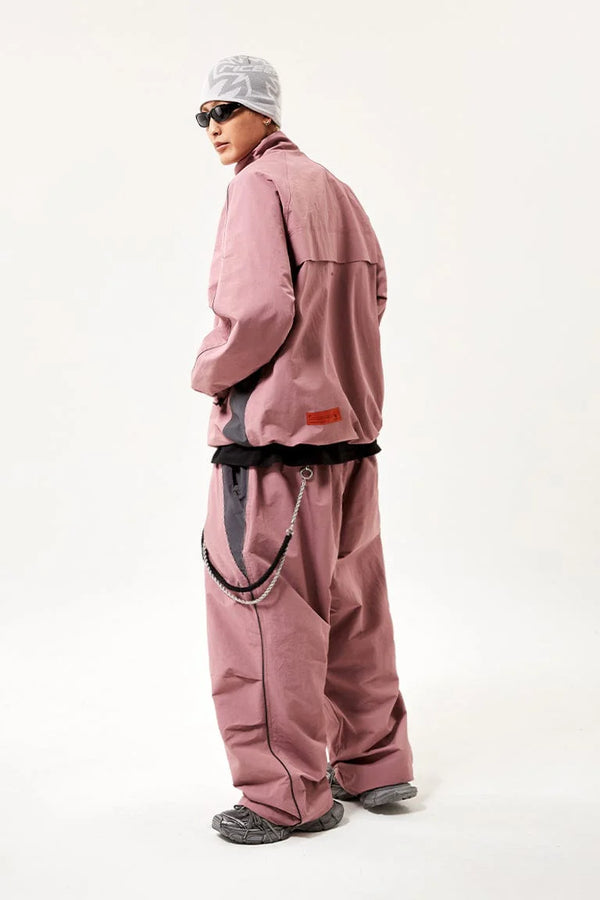 V2 SIDELINE TRACK JACKET OLD ROSE