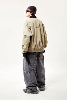 EASY MARKSTITCH WORK JACKET PALE KHAKI