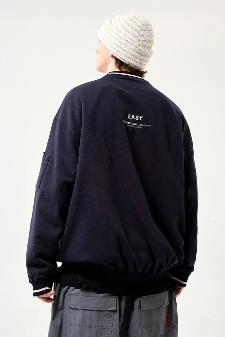 EASY LINEWORK CREWNECK MIDNIGHT BLUE
