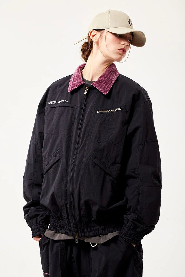 EASY MARKSTITCH WORK JACKET BLACK
