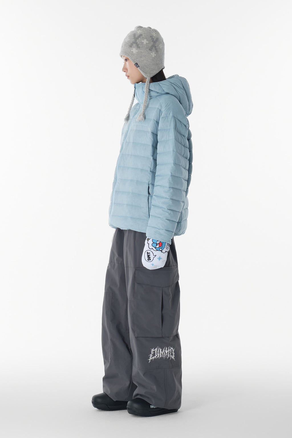 VOLT CARGO BIG PANTS (WIDE FIT LV.1) DARK SHADOW