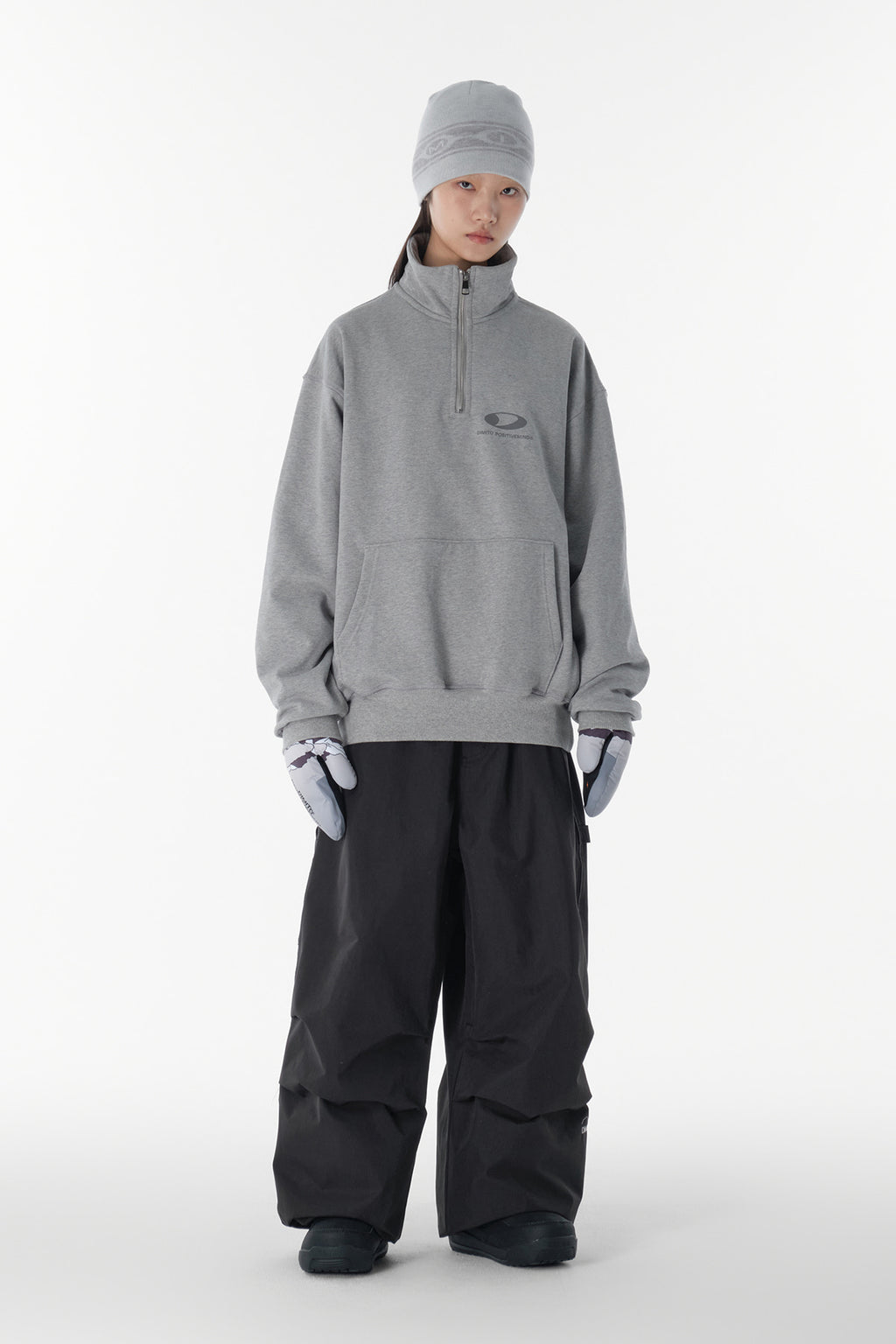 CARPENTER WIDE PANTS (WIDE FIT LV.1) FADE BLACK