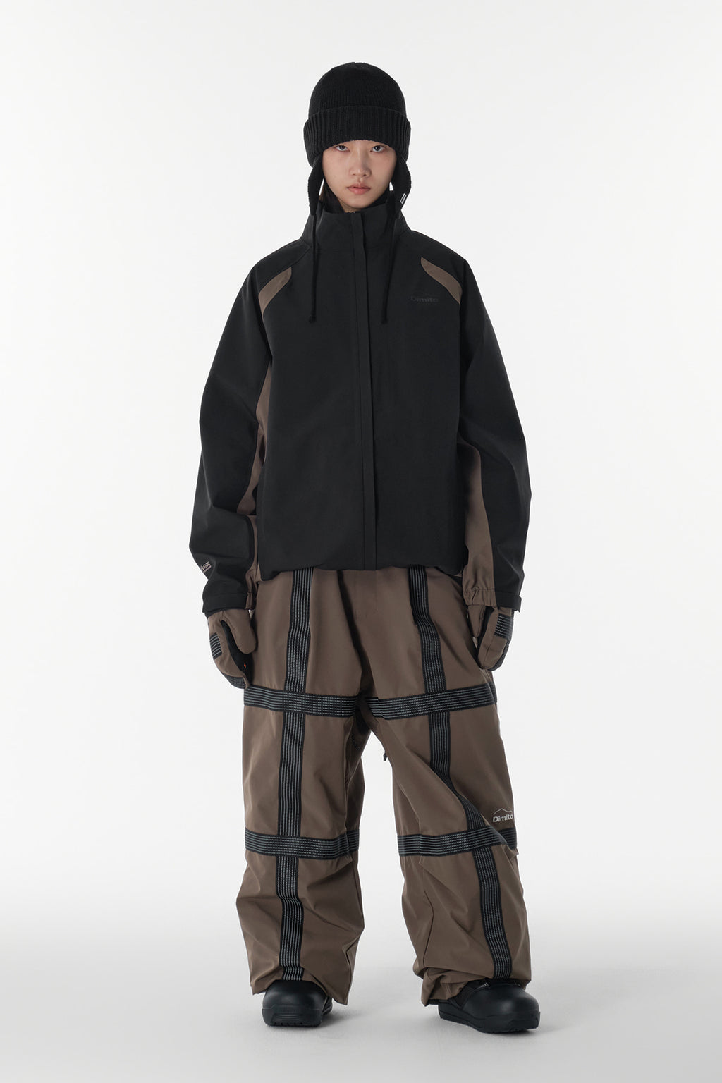 REFLECTIVE LINE BANDED PANTS (WIDE FIT LV.2) MUD