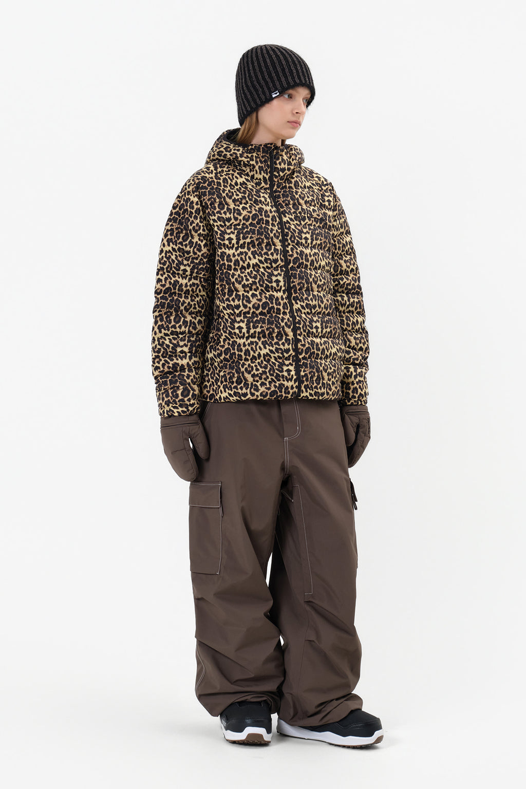 WORKS LINE PANTS (WIDE FIT LV.1) DARK BROWN