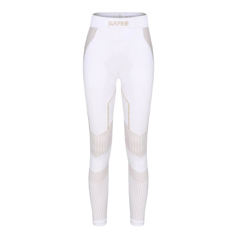 SURPINE BASE LAYER PRO SET WOMEN WHITE/GOLD