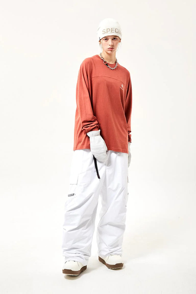 V2 OVERWIDE CARGO PANTS FC WHITE