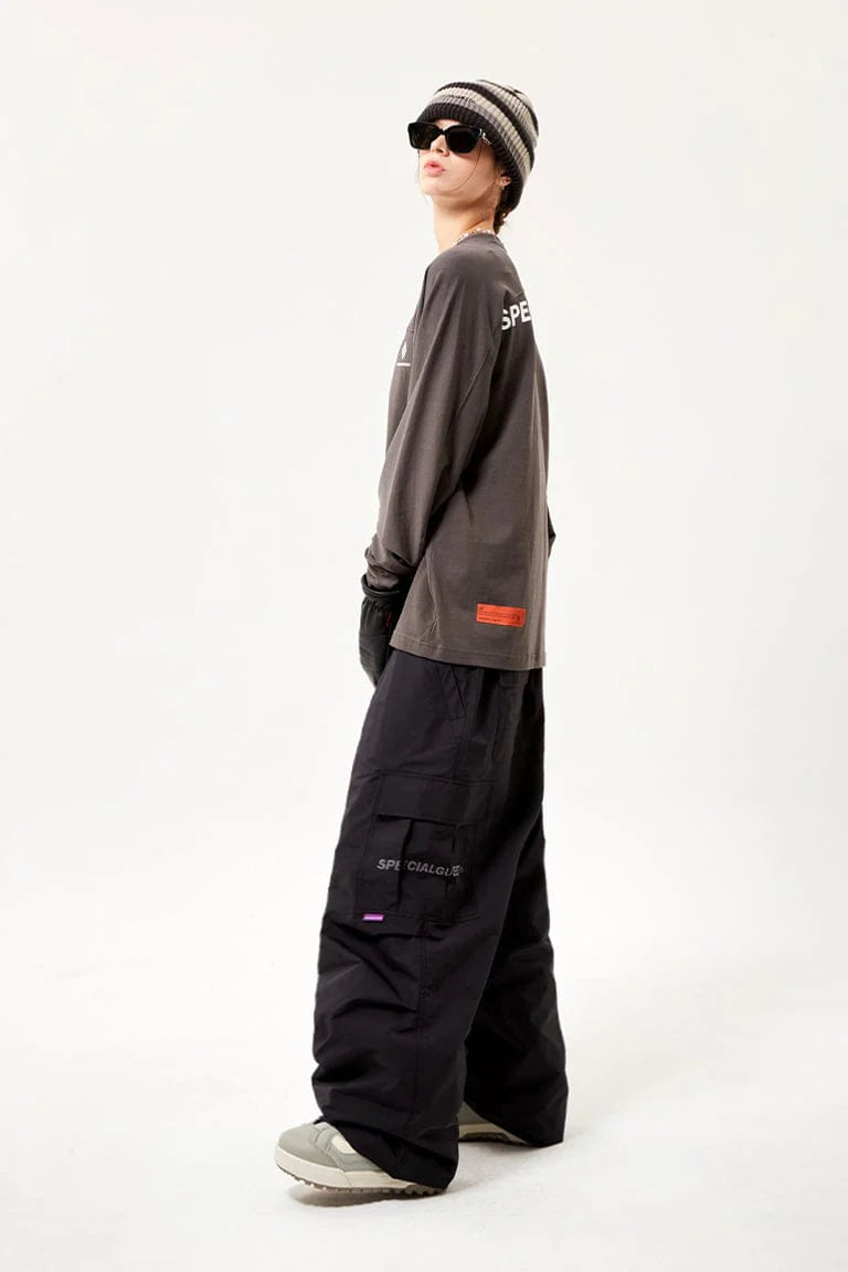 V2 OVERWIDE CARGO PANTS FC BLACK