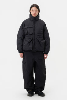 DIMITO VTX BANDED CARGO SNOWBOARD PANTS - WIDE FIT LV.1 BAGGY STYLE BLACK