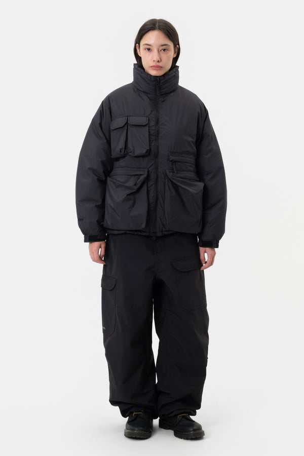 DIMITO VTX BANDED CARGO SNOWBOARD PANTS - WIDE FIT LV.1 BAGGY STYLE BLACK