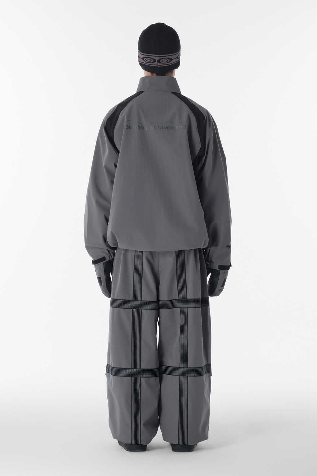 REFLECTIVE LINE BANDED PANTS (WIDE FIT LV.2) COOL GREY